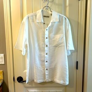 Batik Bay Button Up Hawaiian Camp Shirt Large